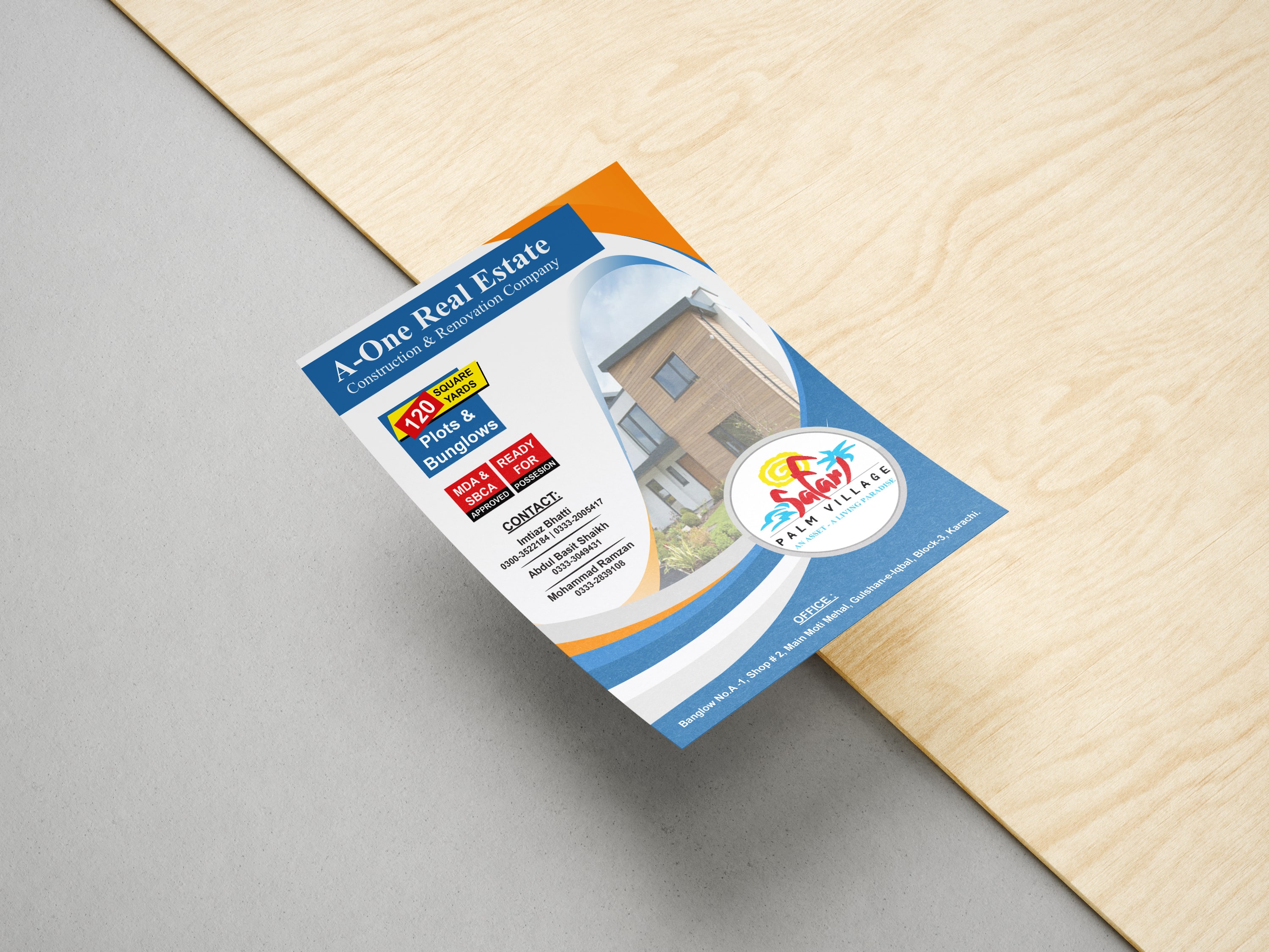A5 Flyer Catalog Design for Business Promotion in New York