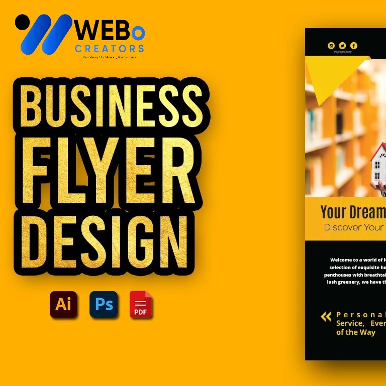 Creative Flyer Design for Moving Company in New York | Flyer for Removals Services