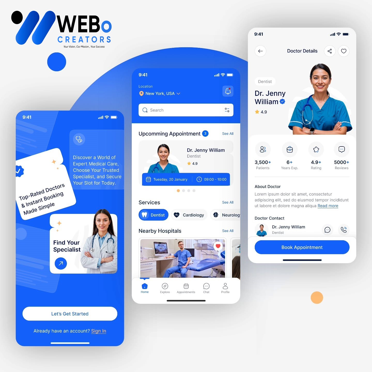 iOS App UI/UX Design | Custom iPhone & iPad Interface Design New York 2026 - Mobile App Design